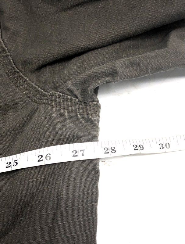 Carhartt Men's 100257 Dark Olive Cotton Ripstop Full Zip Work Jacket Sz XL