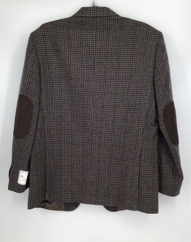 NWT Jos A. Bank Men&#39;s Brown Wool Two-Button Blazer - Size 42