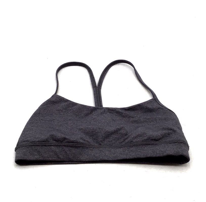 Lululemon Women&#39;s Gray Green Activewear Sports Bra - Size 6 Lot Of 2