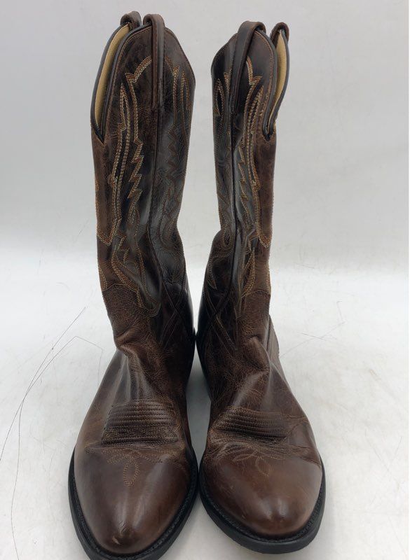 Smoky Mountain Men&#39;s Brown Leather Cowboy Western Boots - Size 9.5