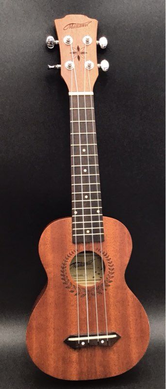 Makani Muk-Maho S1 Brown 4 String Concert Ukulele