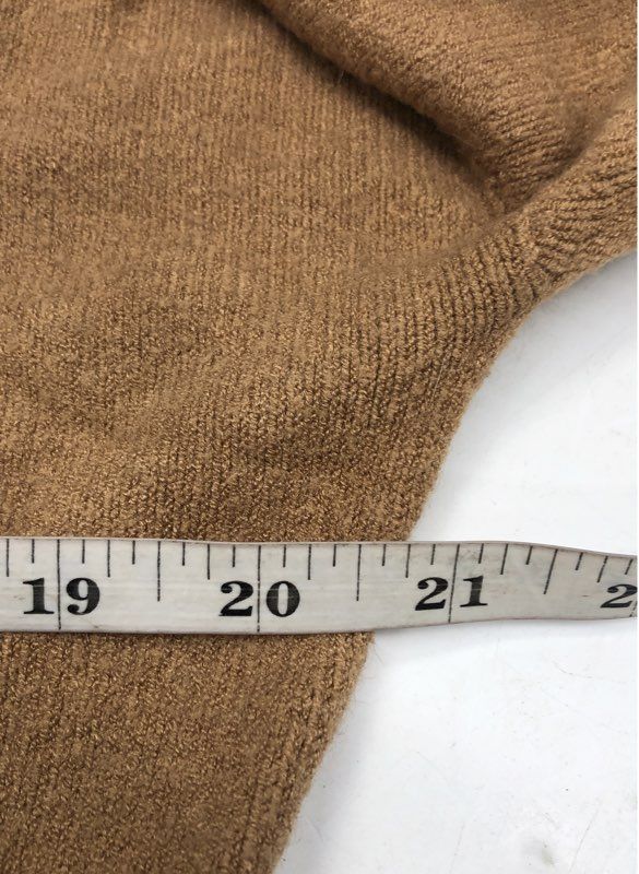 Alexandre Laurent Paris Women's Pullover Sweater Camel Boat Neck M