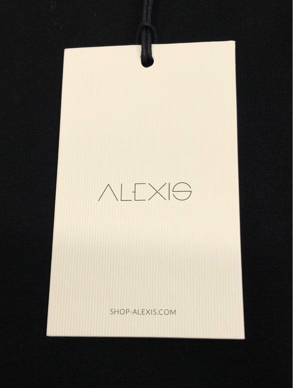 Alexis Women's Black Alexie Off-The-Shoulder Top Sz L NWT