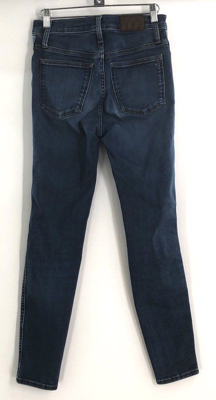 Madewell Women's 10" High-Rise Skinny Jeans Blue Distressed Sz 26 Lot of 2