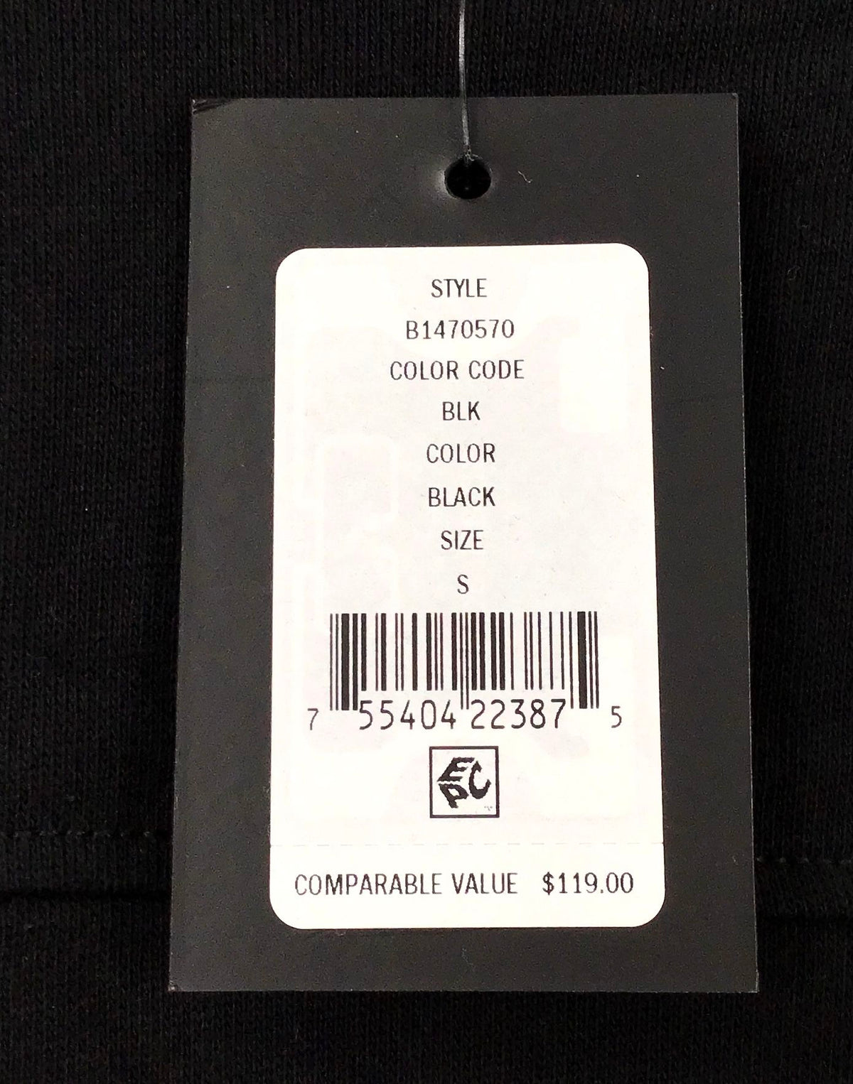 NWT DKNY Women's Black T-Shirt Dress - Size S