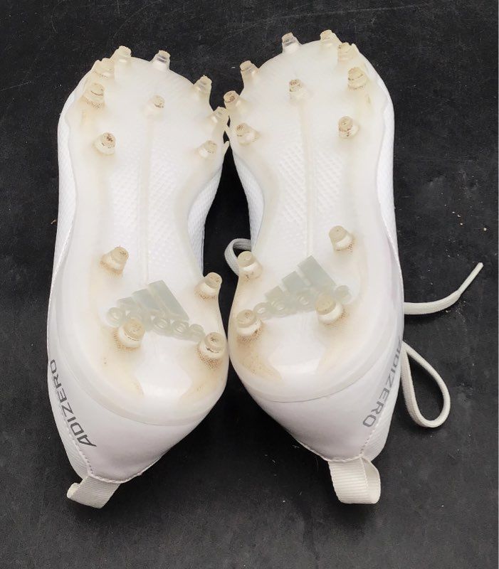 Adidas Adizero Electric White Silver Football Cleats Boys Size 6