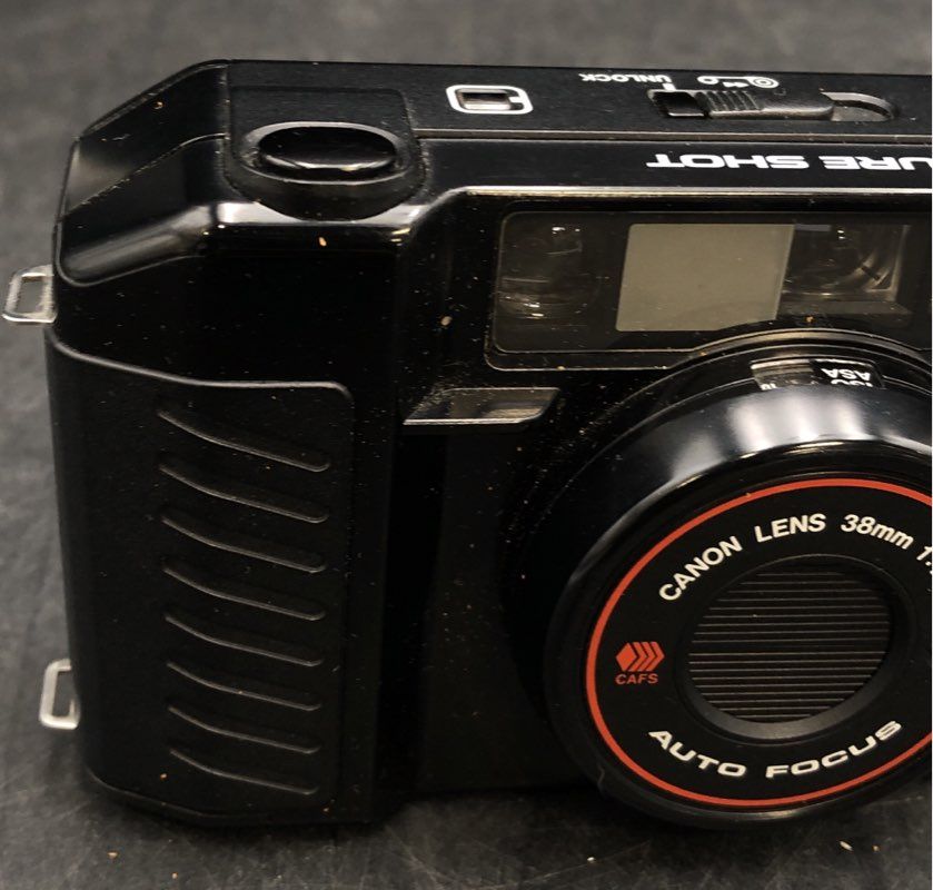 Canon Sure Shot Black Auto Focus Point & Shoot Film Camera