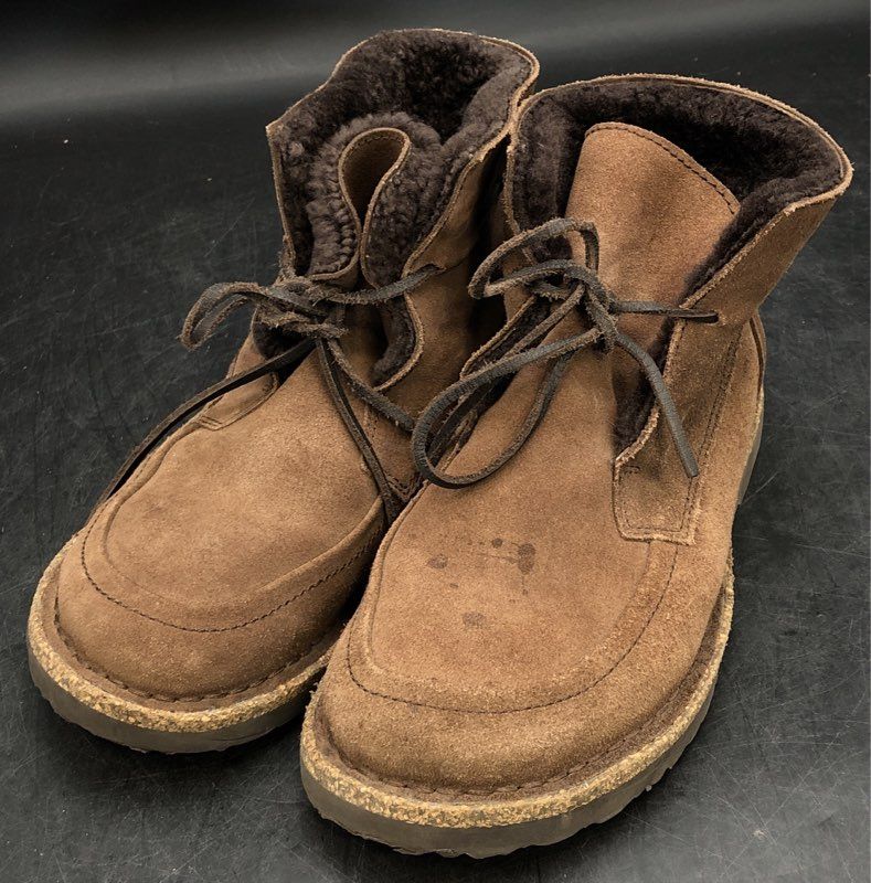 Birkenstock Women's Bakki Brown Shearling Style Boots - Size 6