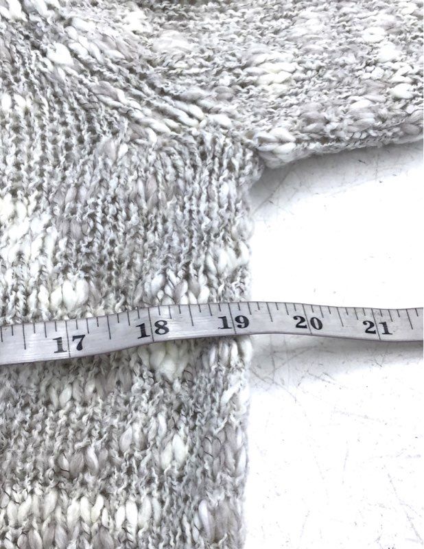 NWT Chico's Women's Soft White Poetic Fringe Cardigan Sweater - Size 1