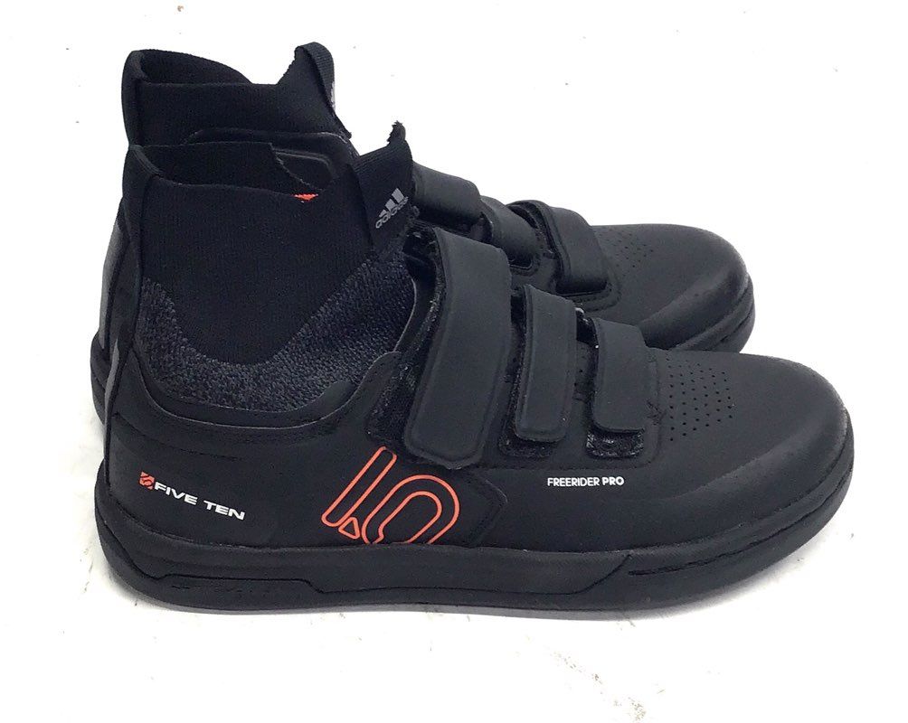 Adidas Five Ten Freerider Pro Mid VCS Black Orange Mountain Bike Shoes Size 4