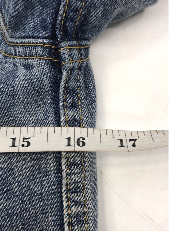 Aqua Women's Blue Distressed Destructed Cropped Denim Jacket Sz XS