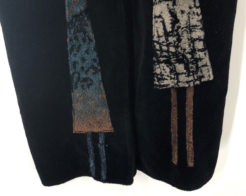 Lee Andersen NWT Women's Masque Vest Tunic Black Art to Wear Embellished Sz 2
