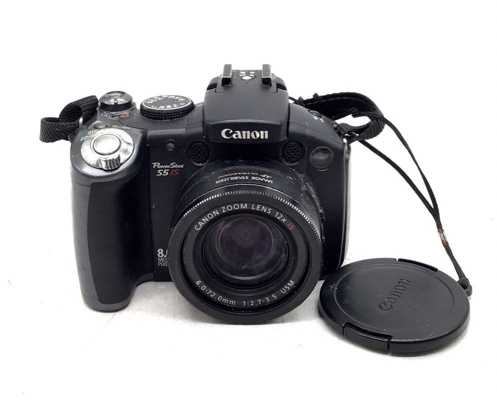 Canon PowerShot S5 IS 8.0MP 12x Optical Zoom Digital Camera Image Stabilizer