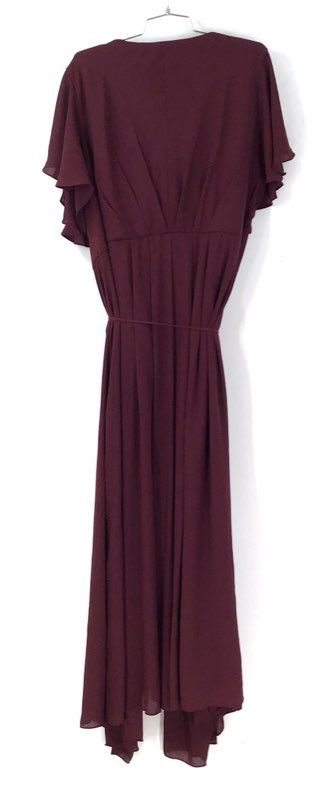 NWT Celebrate By DB Studio Women's Wine Wrap Dress - Size 26