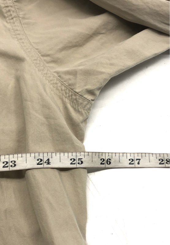Filson Men's Tan Cotton Long Sleeve Field Safari Button Down Shirt XL