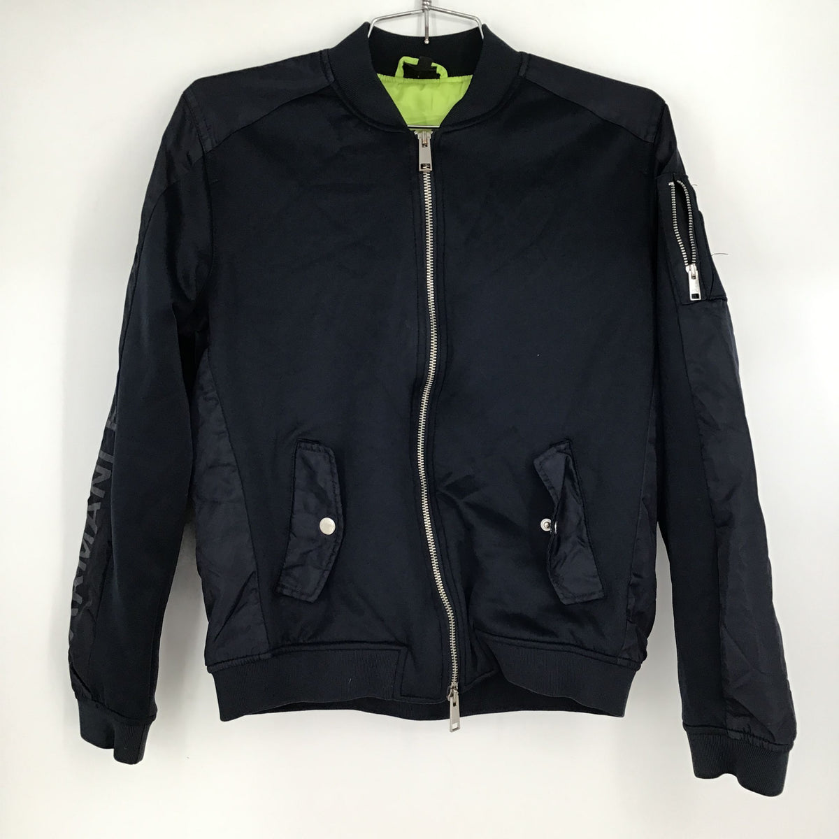 Armani Exchange Men&#39;s Navy Blue Jacket-Size: 14 Average (+COA)