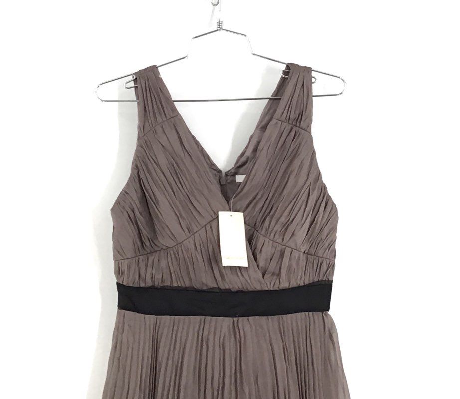 NWT Maxandcleo Taupe Rose Mini Dress - Size 8