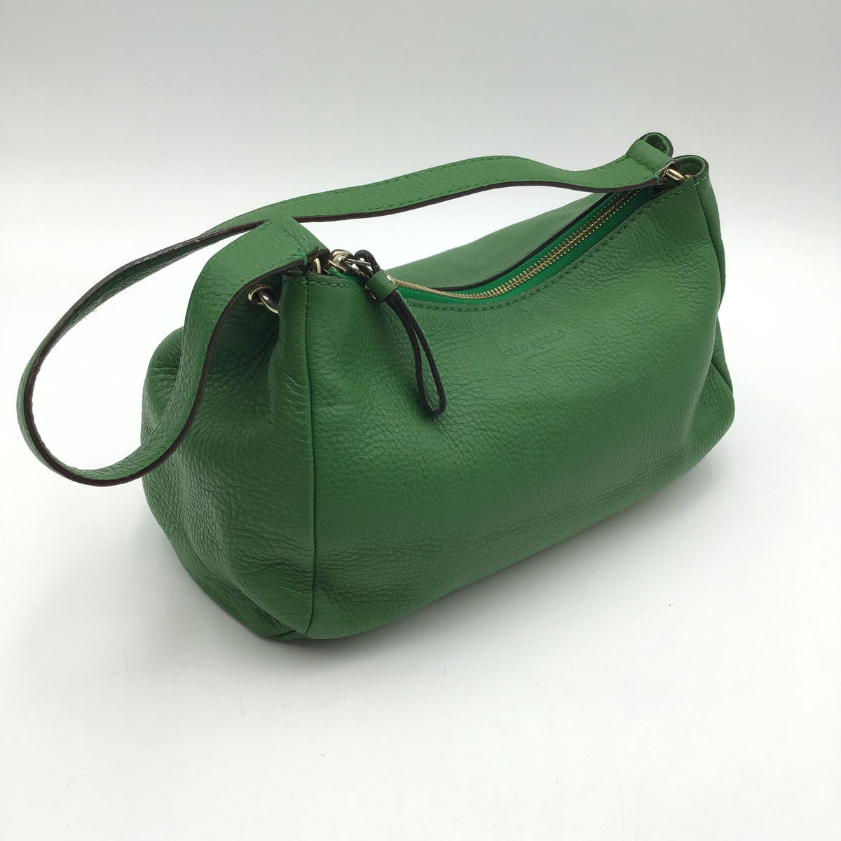 Authentic Kate Spade New York Green Leather Luxury Shoulder Bag - COA Included