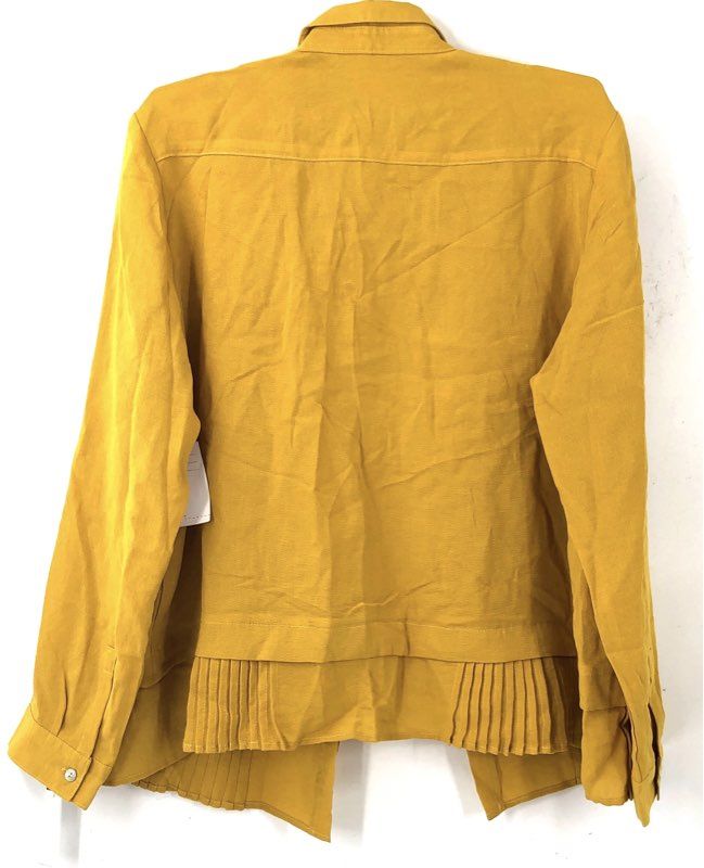 NWT Fridaze Women's Marigold Pleated Hem Blouse - Size L