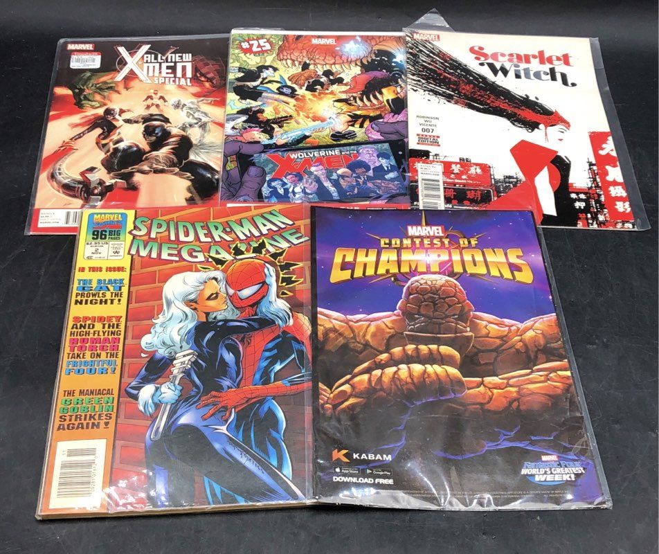 Marvel Comic Book Lot Modern Era Superhero 1990s-2010s Approximately 25