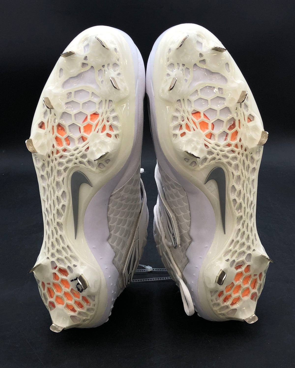 Nike Force Savage Elite 2 TD White Silver Football Cleats Men's Size 16