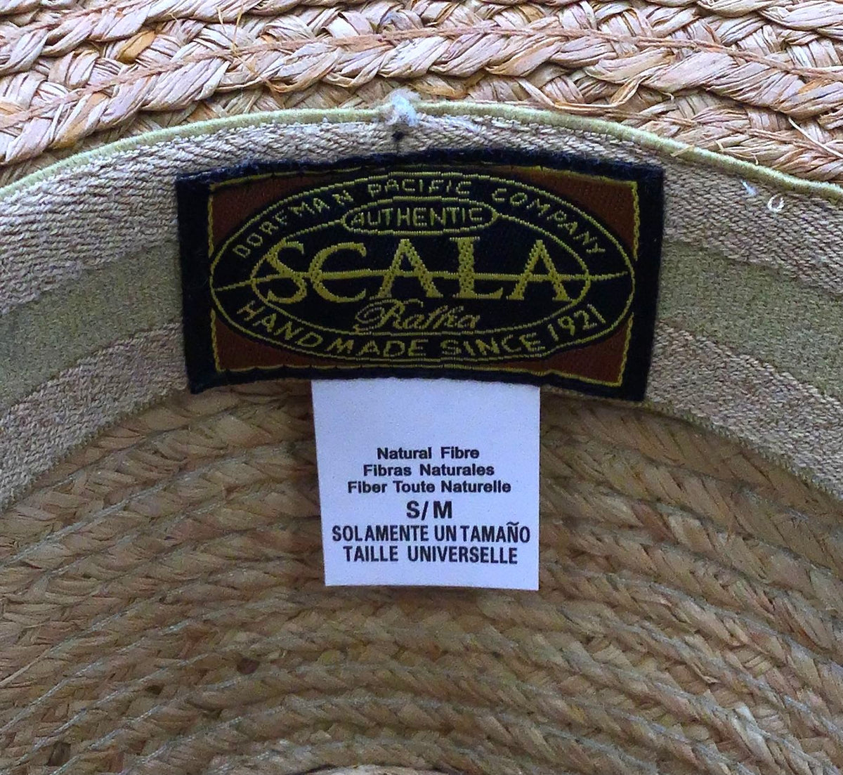 Scala Women's Natural Sun Hat - Size S/M