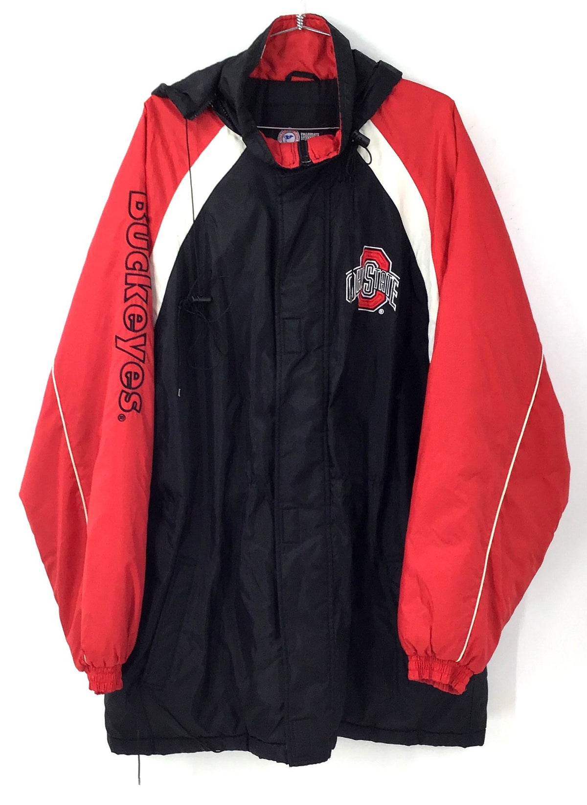 G-III Sports Men's Black Red Ohio State Buckeyes Football Jacket - Size XL