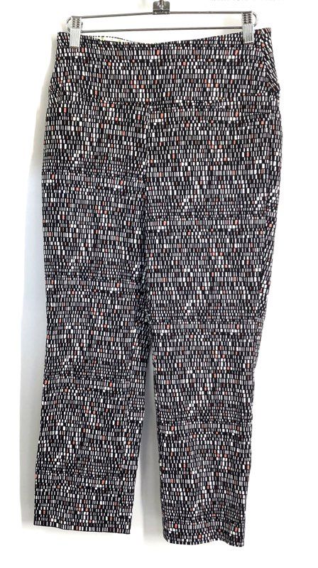 Swing Control Women's Geometric Mosaic Print Golf Ankle Pants M3057SW Sz 2