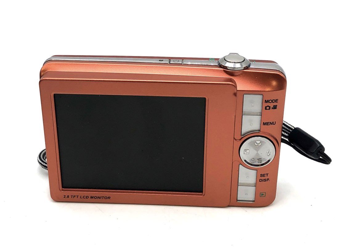 Sanyo VPC-T850 8.1MP Digital Compact Camera Orange 3x Optical Zoom With Box