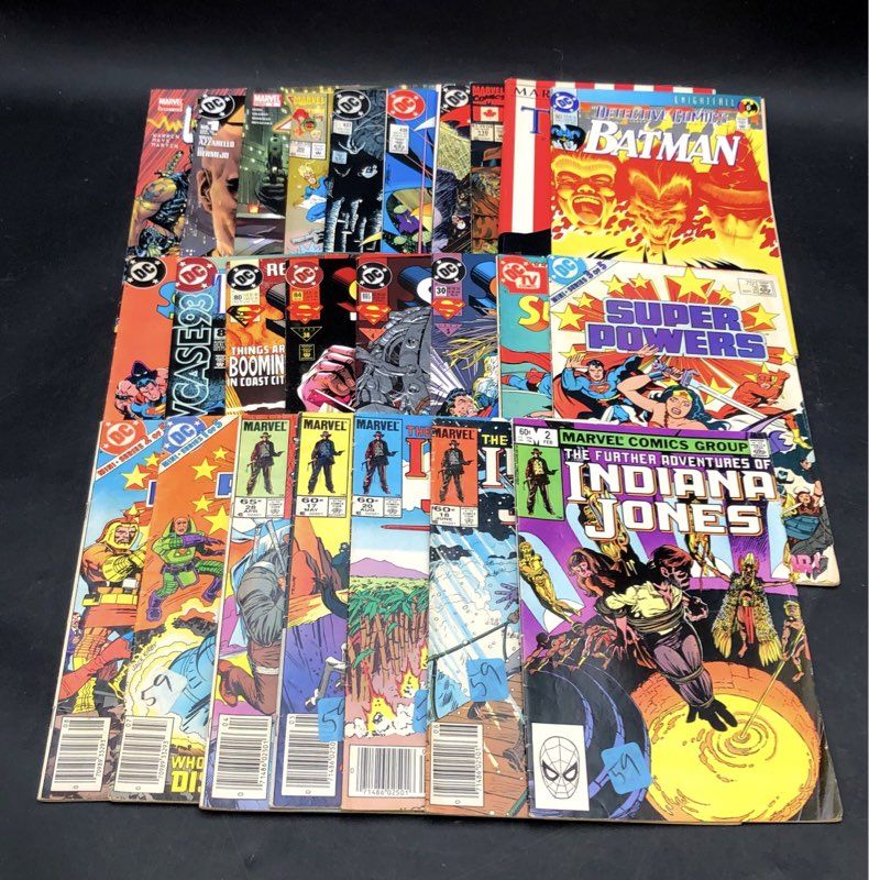 Comic Book Lot Marvel DC 1980s-2000s Superhero Adventure 21 Comics