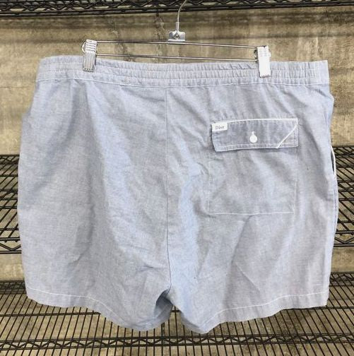 Christian Dior Men's Light Blue 'Leisure' Shorts-Size: XL (+COA)