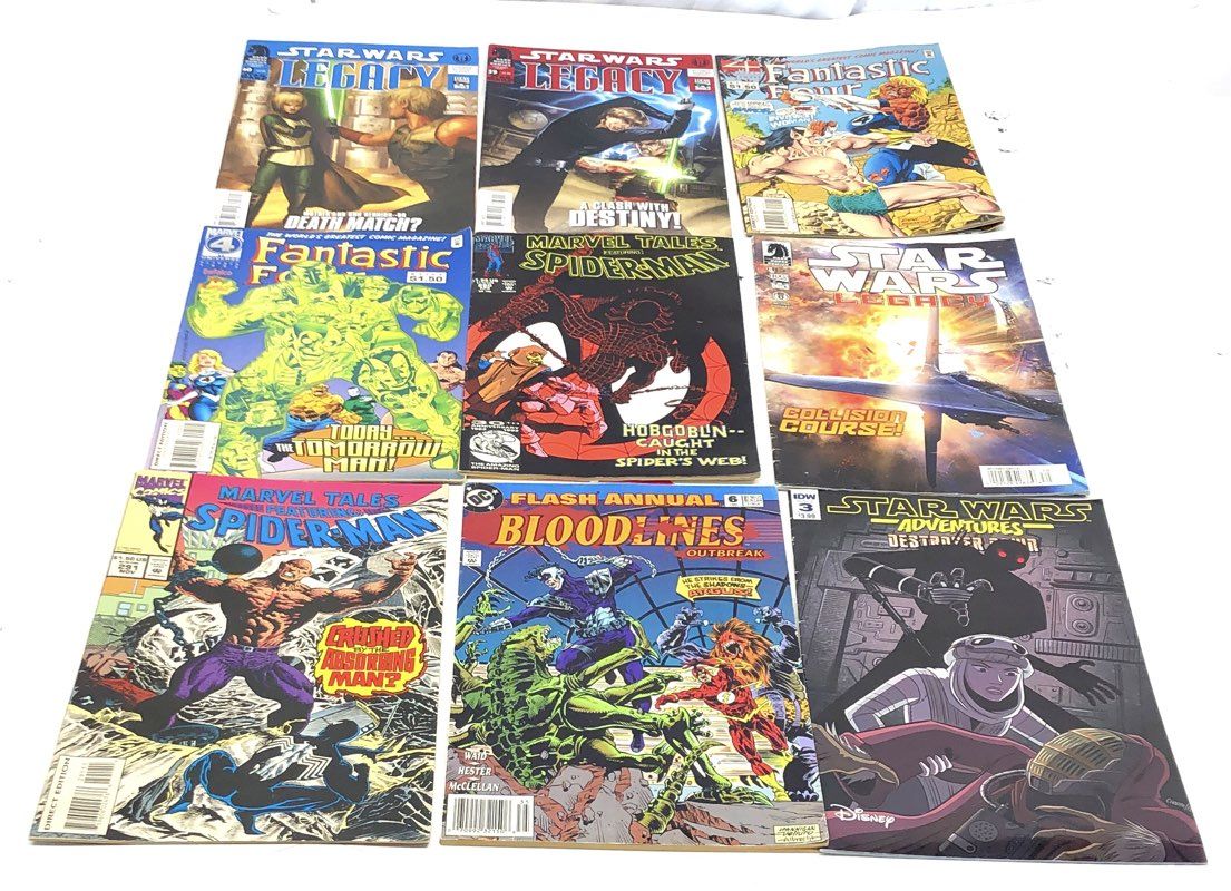 Comic Book Lot Marvel DC Dark Horse 1980s-2010s Superhero Approximately 20