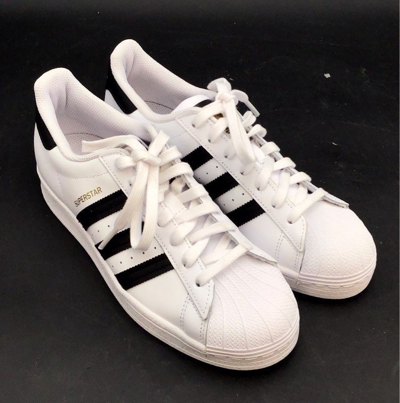 Adidas Men's Originals Superstar White Athletic Shoes - Size 7.5