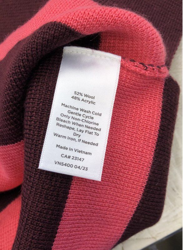 NWT Talbots Women's Pink Maroon Pullover Sweater - Size P