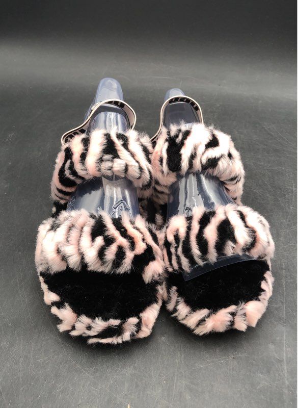 Ugg Women's Pink Black Slide Slipper - Size 7