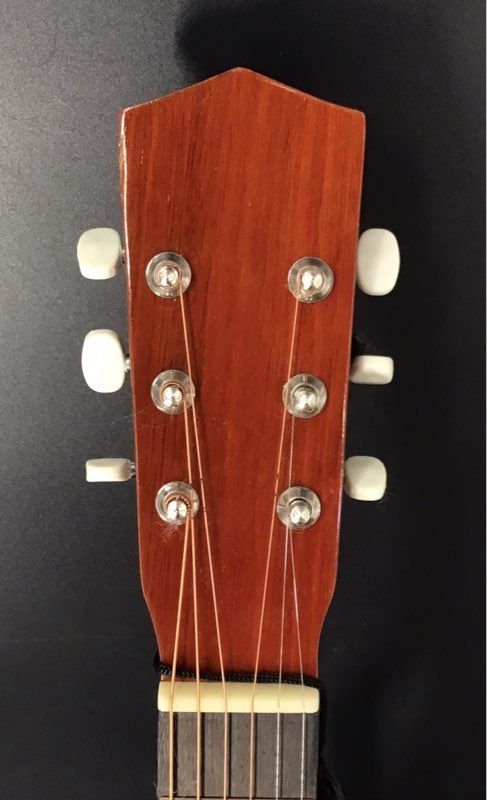 Unbranded Concert Acoustic Guitar 6-String Sunburst Finish Student Model