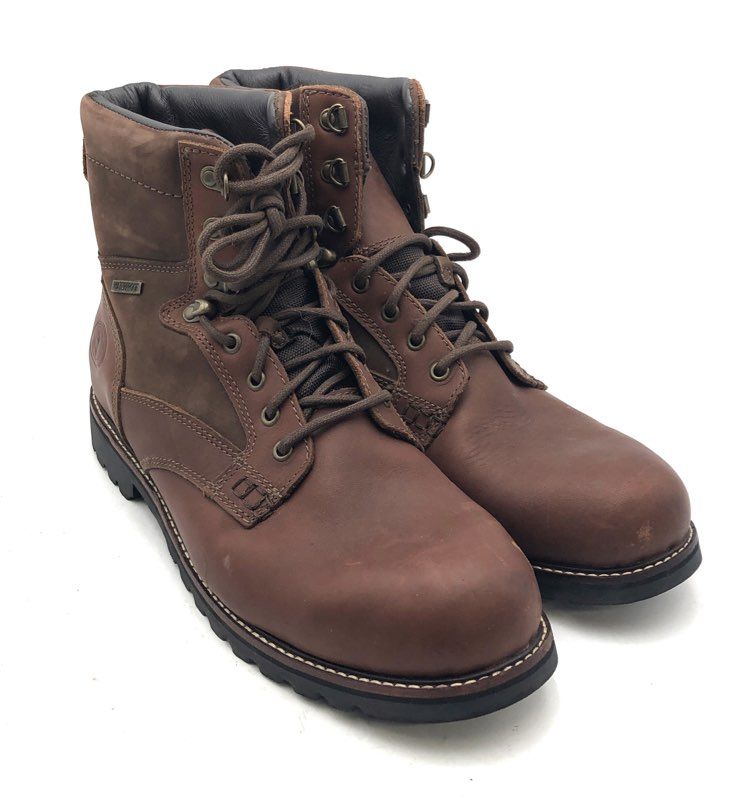Geogio Giant Sierra Revamp Brown Leather Waterproof Steel Toe Work Boots Size 13
