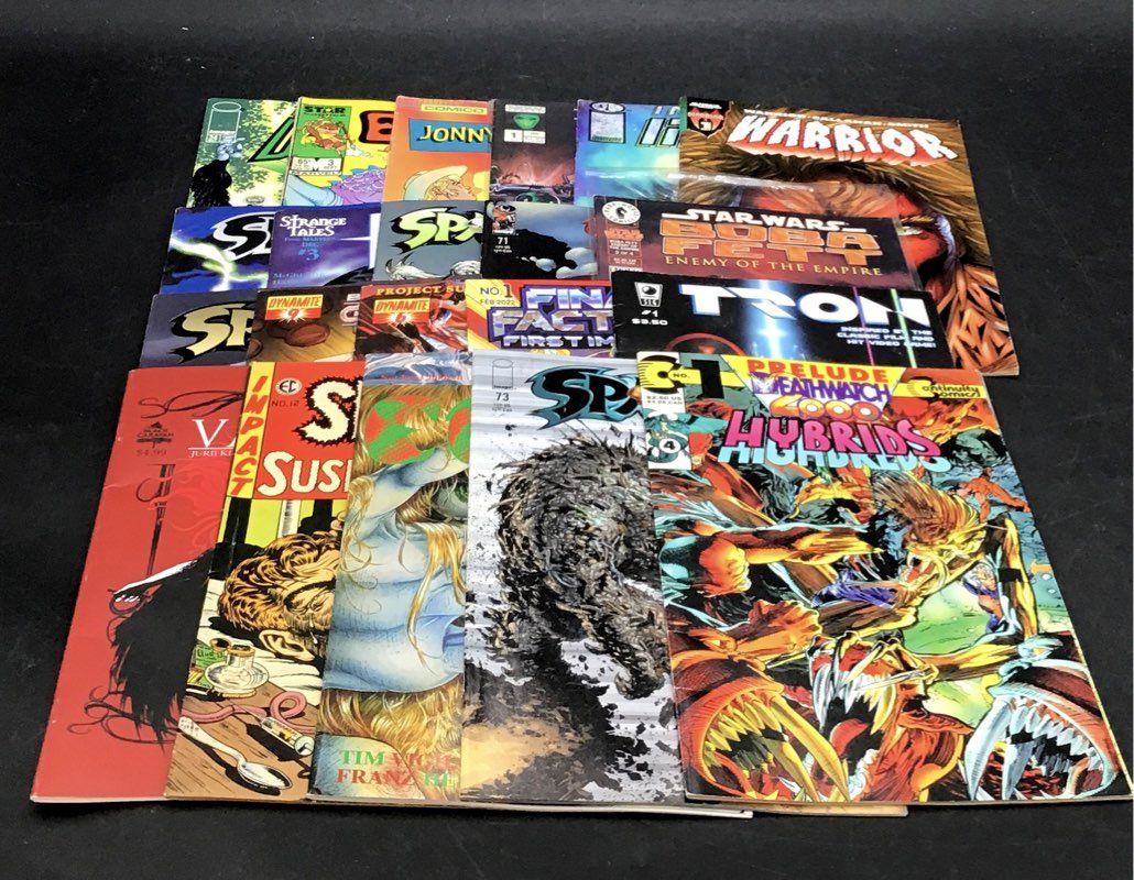 Comic Book Lot Marvel Image Dark Horse 90s Modern Age Approximately 20