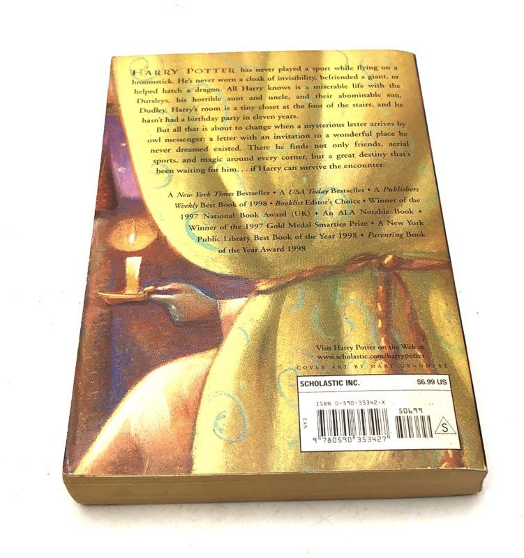 Harry Potter Book Lot J.K. Rowling Scholastic Hardcover Paperback 2 Books