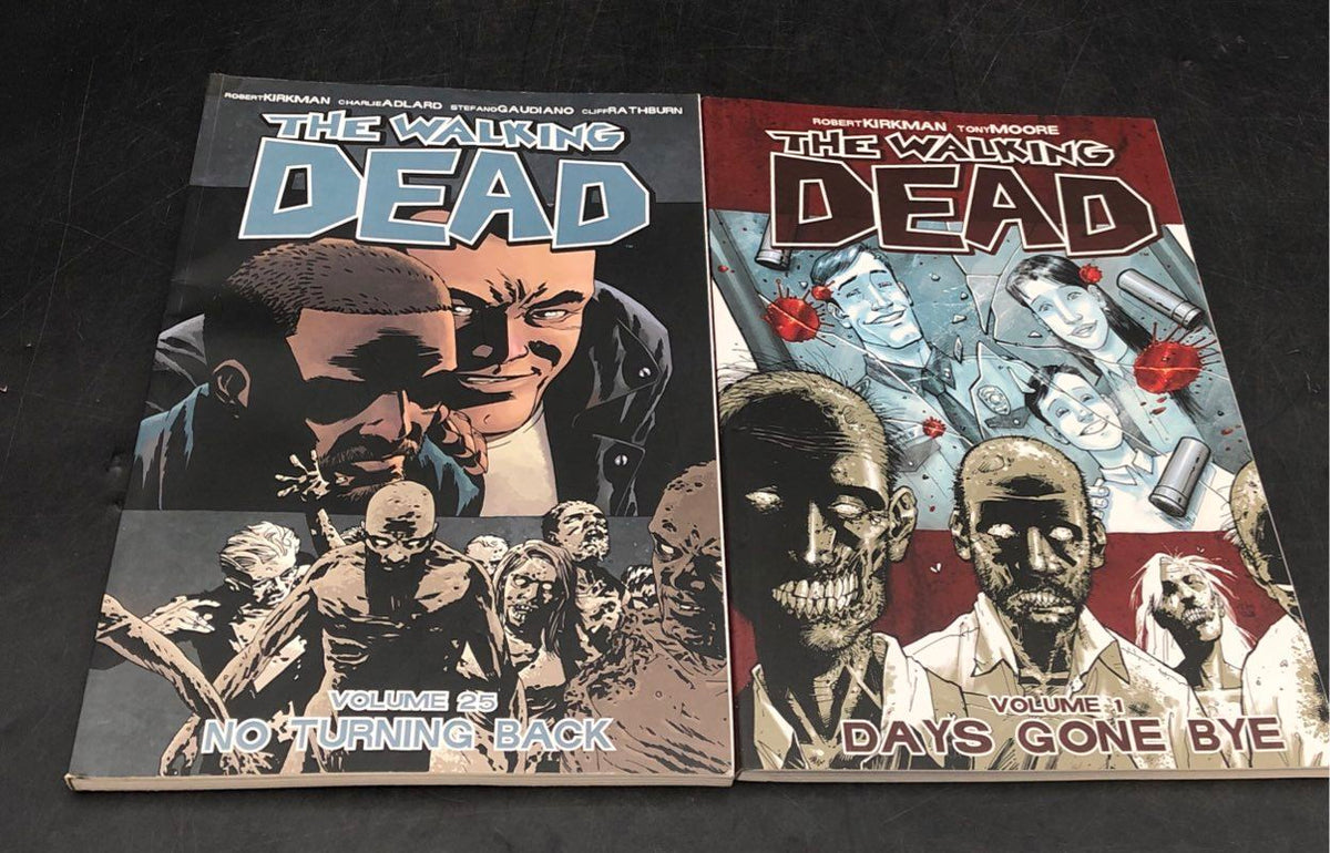 The Walking Dead Book 9 + Vol 1 TPB Graphic Novel 7 Book Lot Image Comics