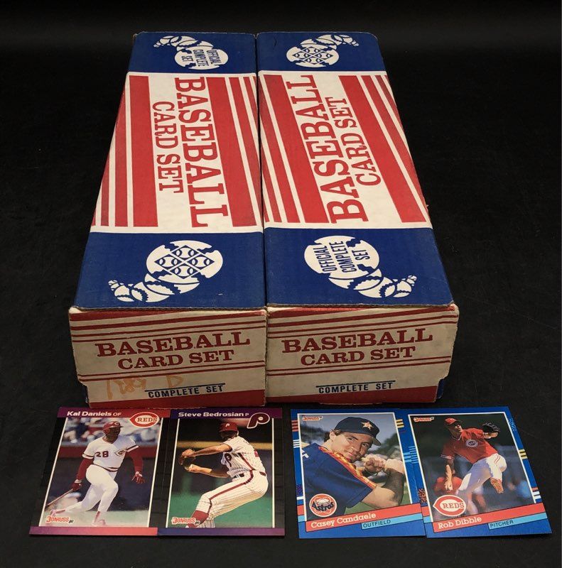Lot Of Donruss, Topps Baseball MLB Cards. Medium Box, Unsorted