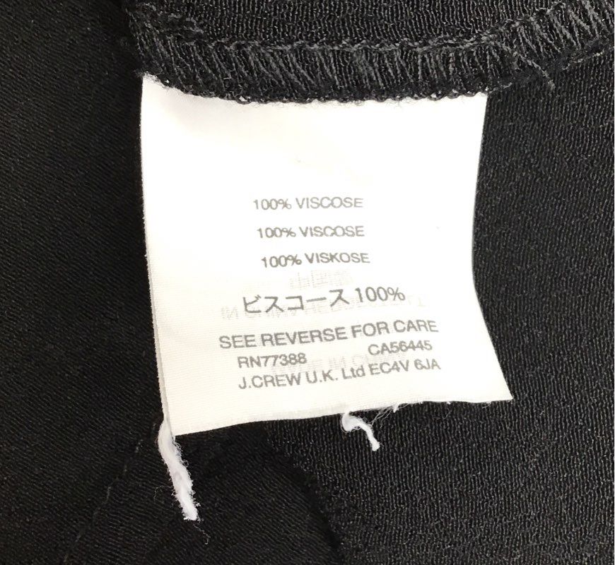 Madewell Women's Black Button-Front Sleeveless Viscose V-Neck Mini Dress Sz S