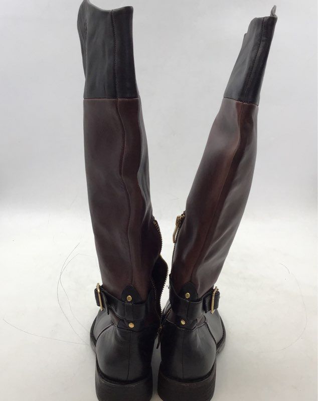 Vince Camuto Women&#39;s Flavian Black Side Zip Riding Boots - Size 7.5B