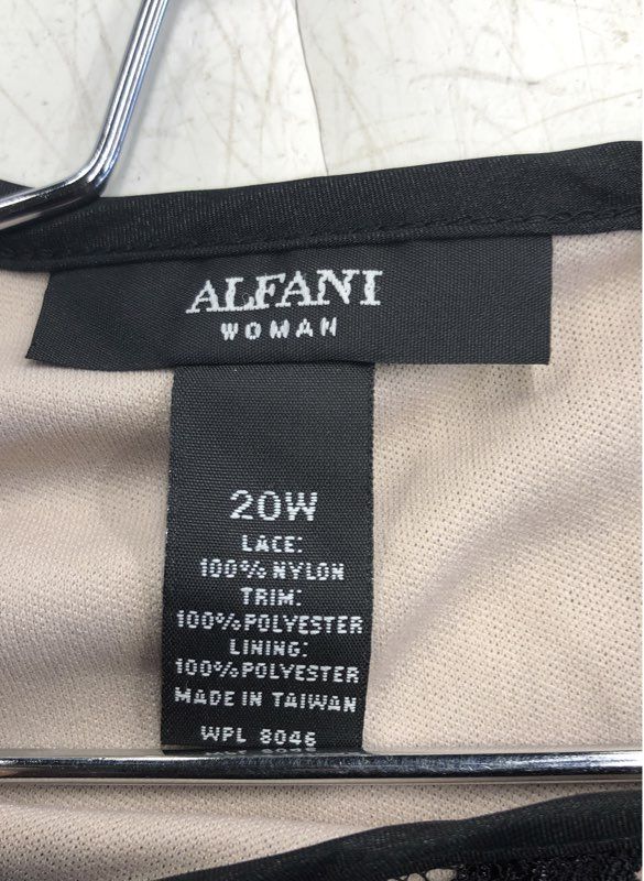 NWT Alfani Women's Black A-Line Dress - Size 20W