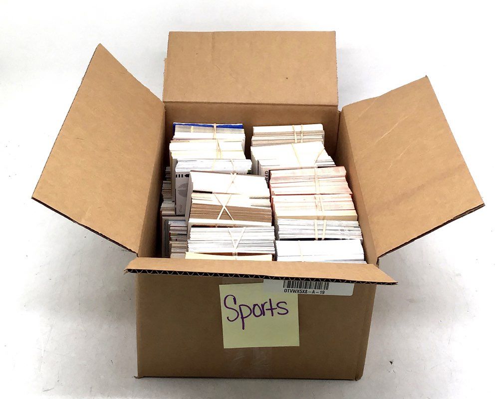 12.1 lbs. Lot Of Baseball MLB Cards. Medium Box, Unsorted