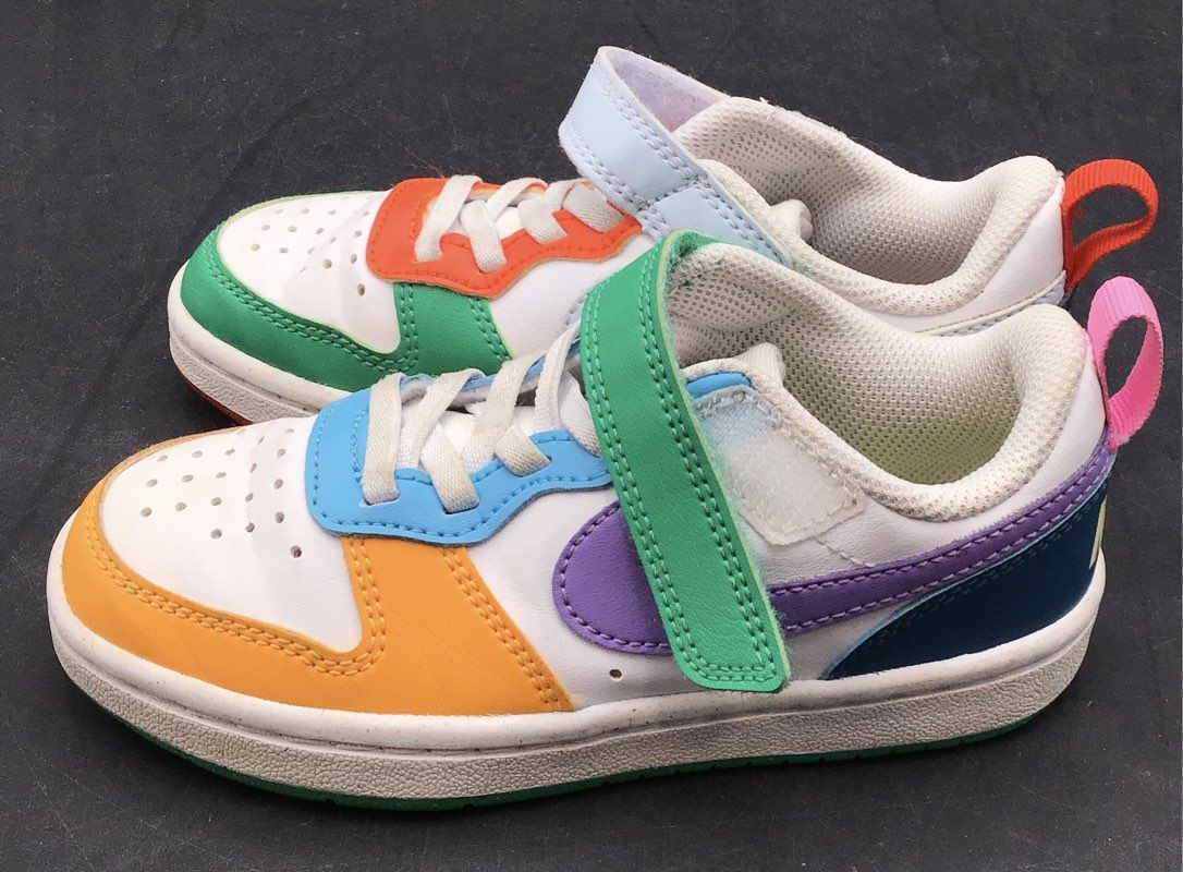Nike Court Borough Low Recraft Multi-Color Kids Toddler Shoes Size 10.5C