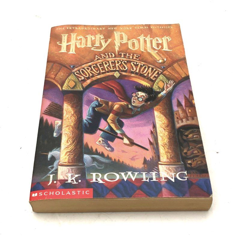 Harry Potter Book Lot J.K. Rowling Scholastic Hardcover Paperback 2 Books