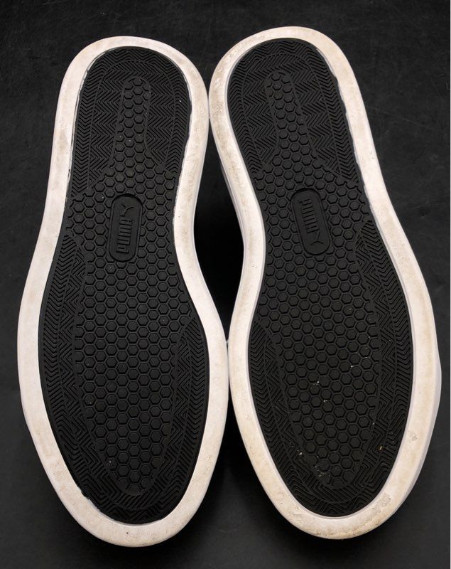 Puma Men's Smash Platform V3 White Athletic Shoes - Size 9