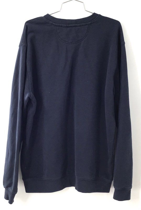 Carhartt Men's K124 Loose Fit Crewneck Sweatshirt Blue Logo Patch Size L