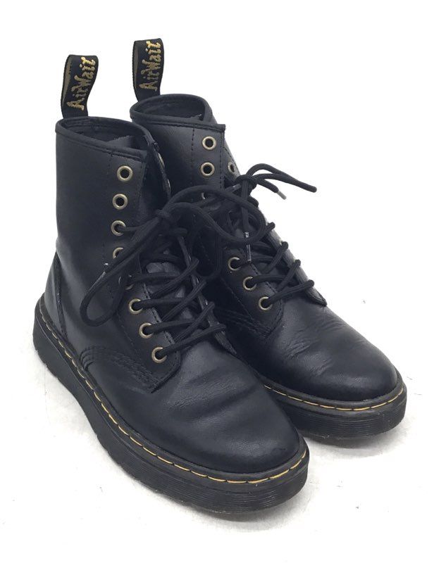 Dr. Martens Women's Zavala Black Combat Boots - Size 5